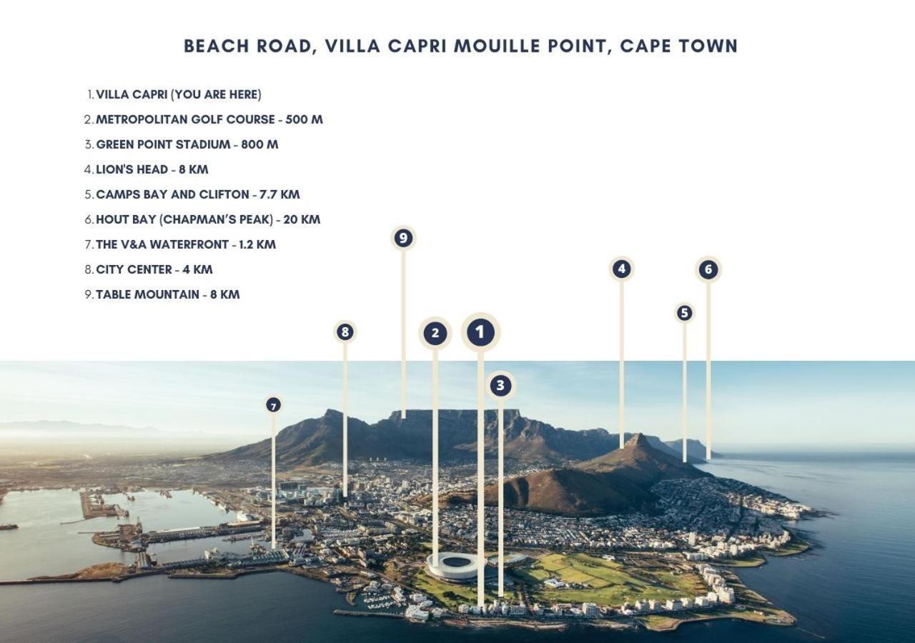 Villa Capri Ciudad del Cabo Exterior foto
